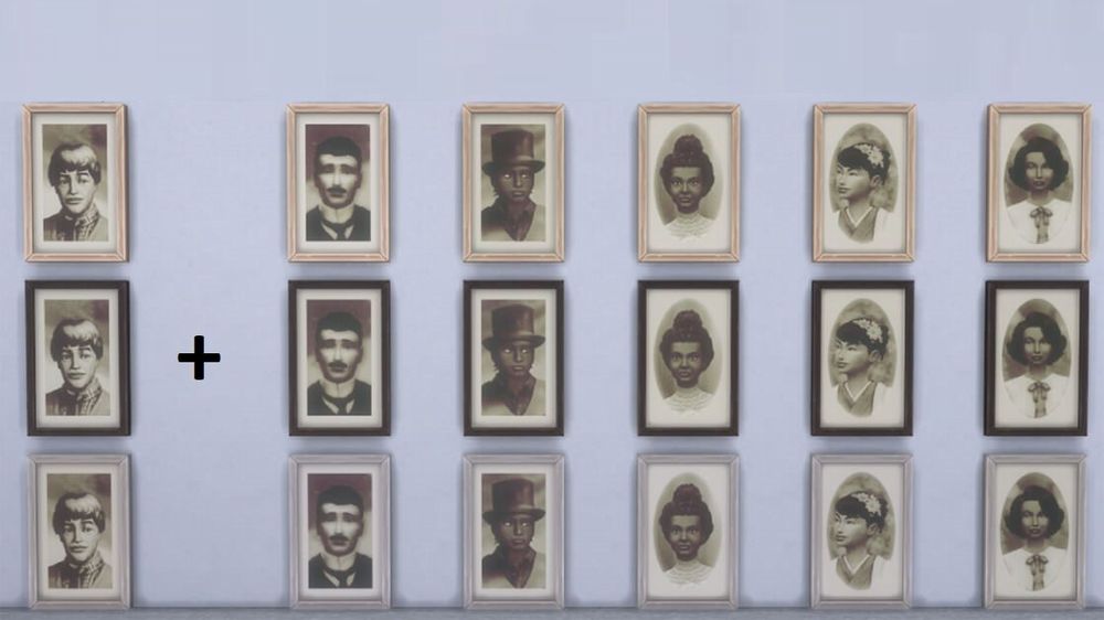 The Sims 4 ritratti